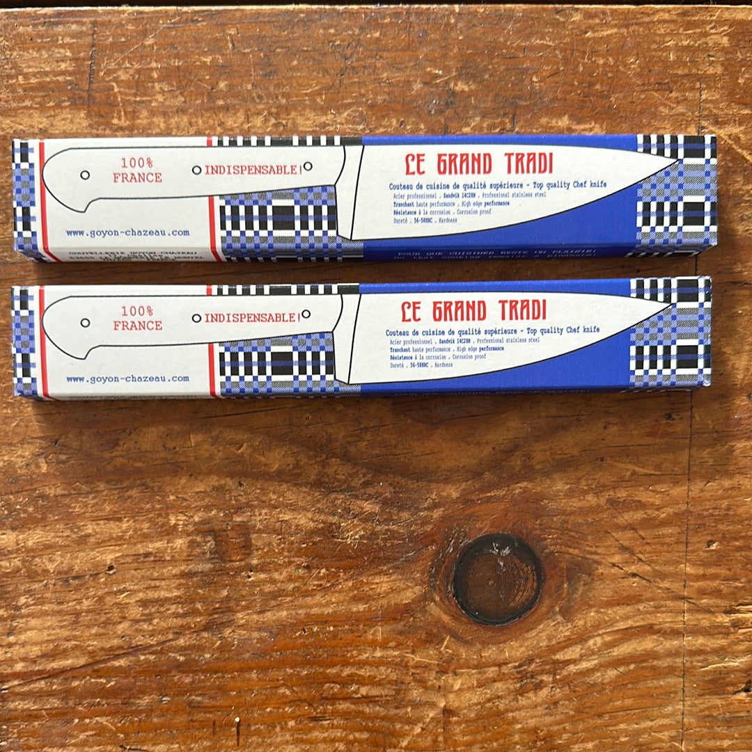 Goyon-Chazeau French Chefs Knife shown in box