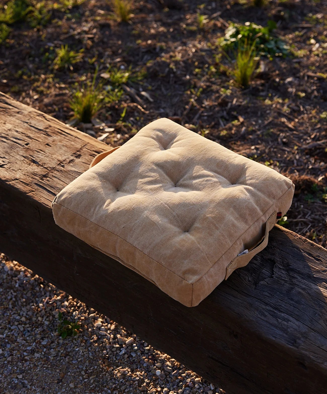 Camp Fire Outdoor Floor Cushion by Pony Rider