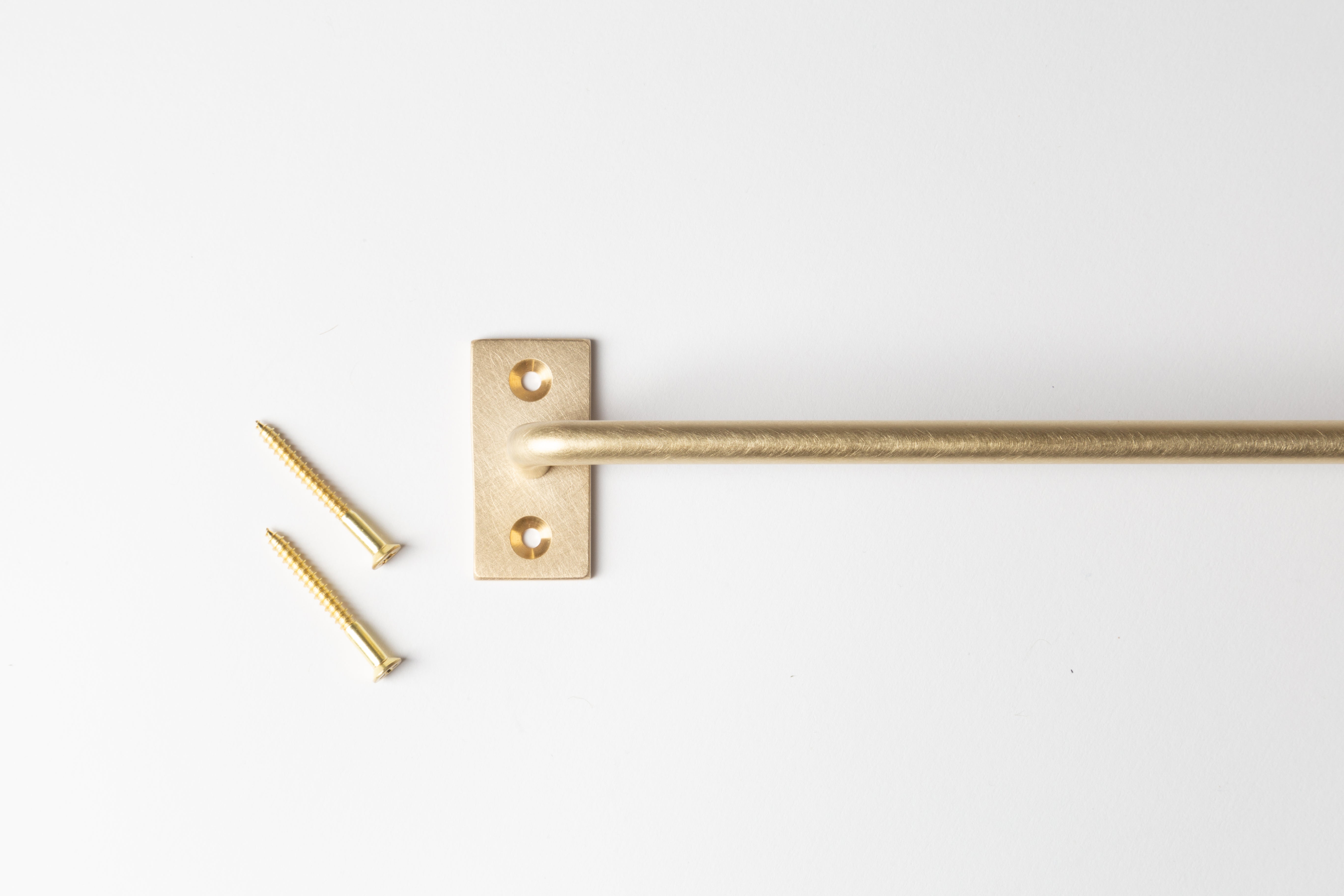 Japanese Brass Towel Bar by Chiba Metal Works & Design