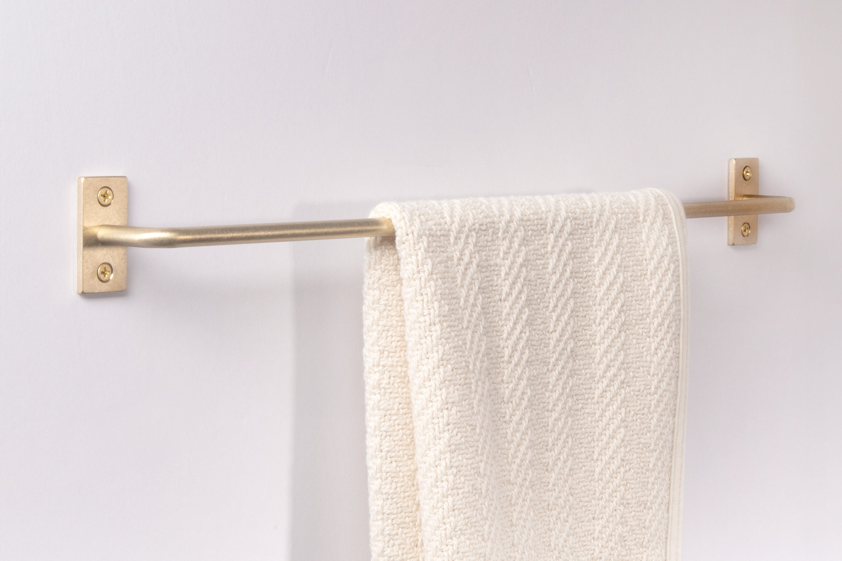 Japanese Brass Towel Bar by Chiba Metal Works & Design