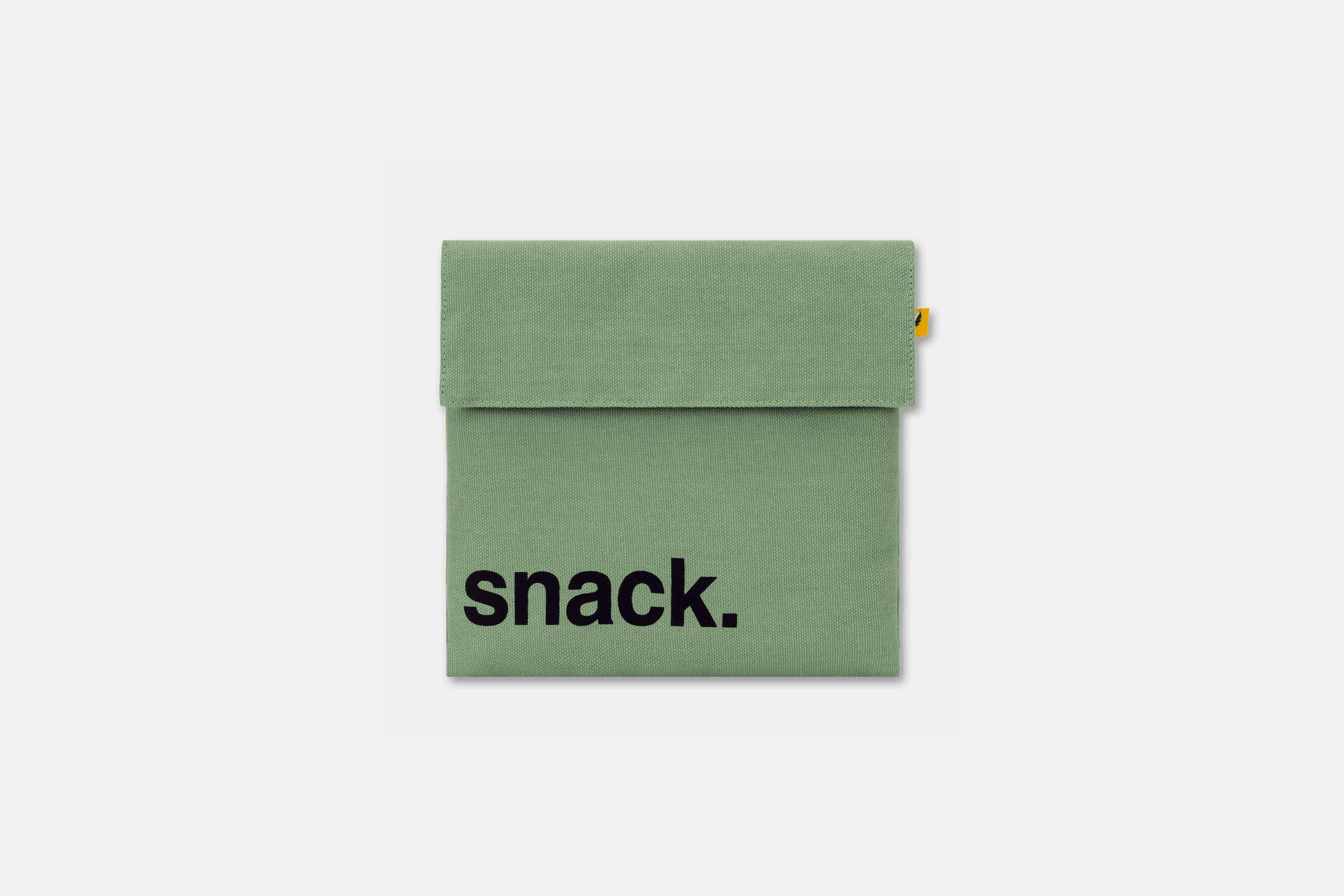 Flip Reusable Snag Back show in Moss, from front