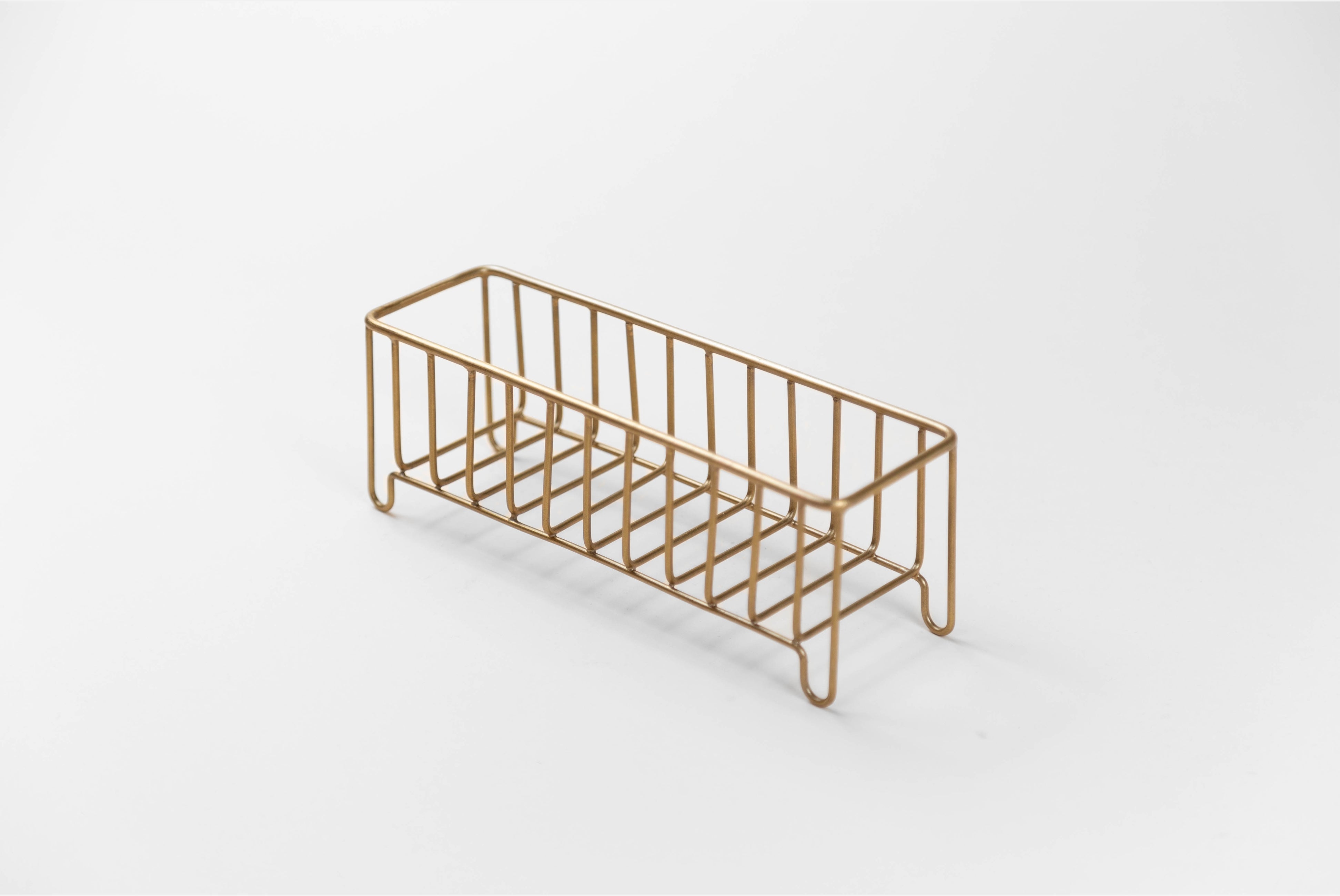 Fog Linen Brass Wire Basket