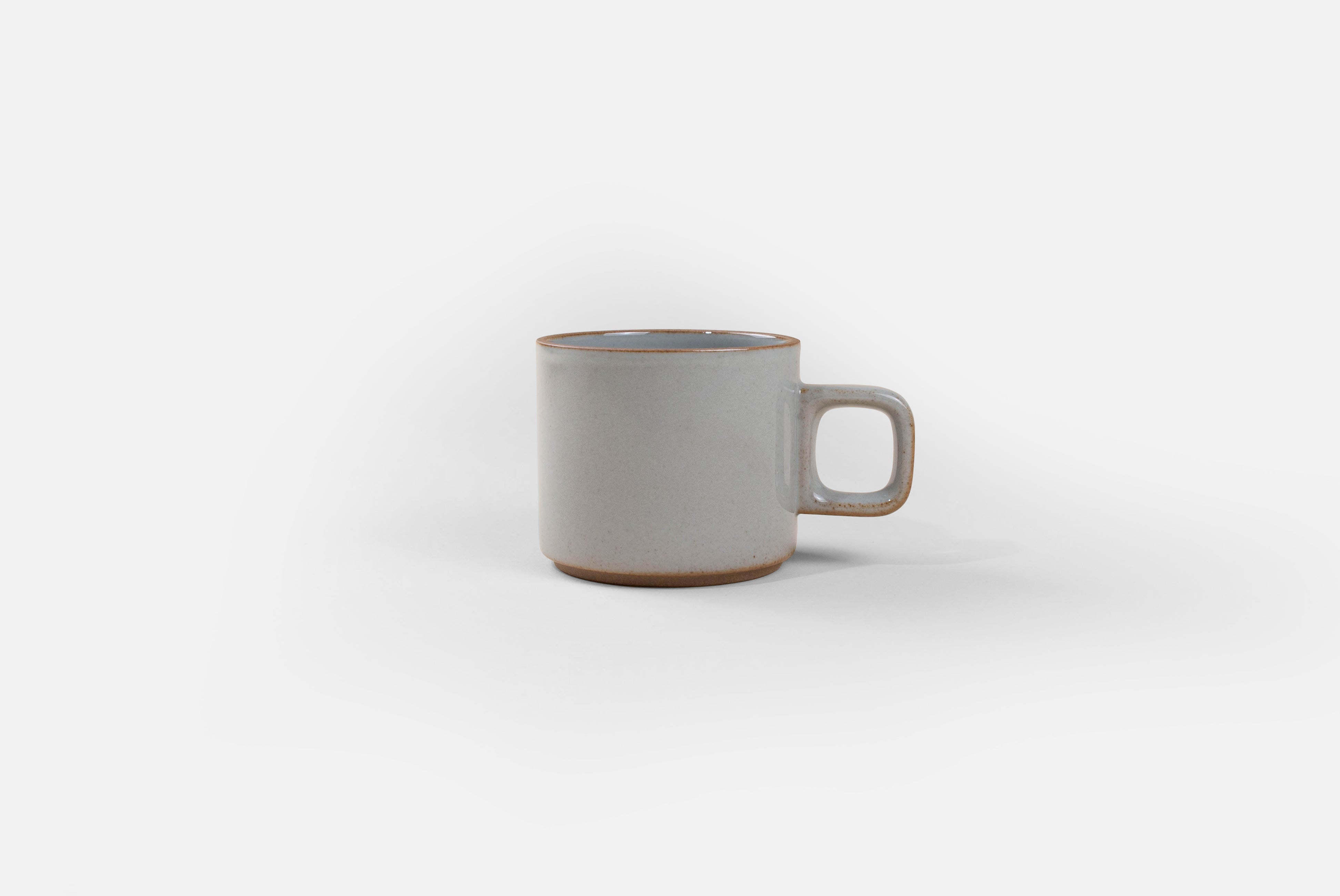 Small Hasami Mug in gloss gray on white background