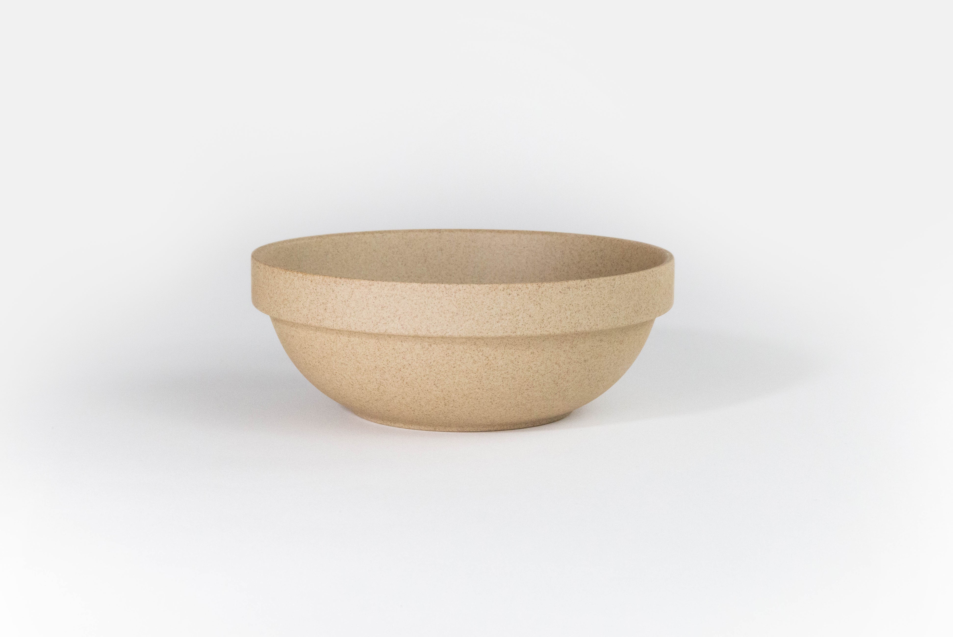 Hasami Porcelain Small Round Bowl in natural on white background