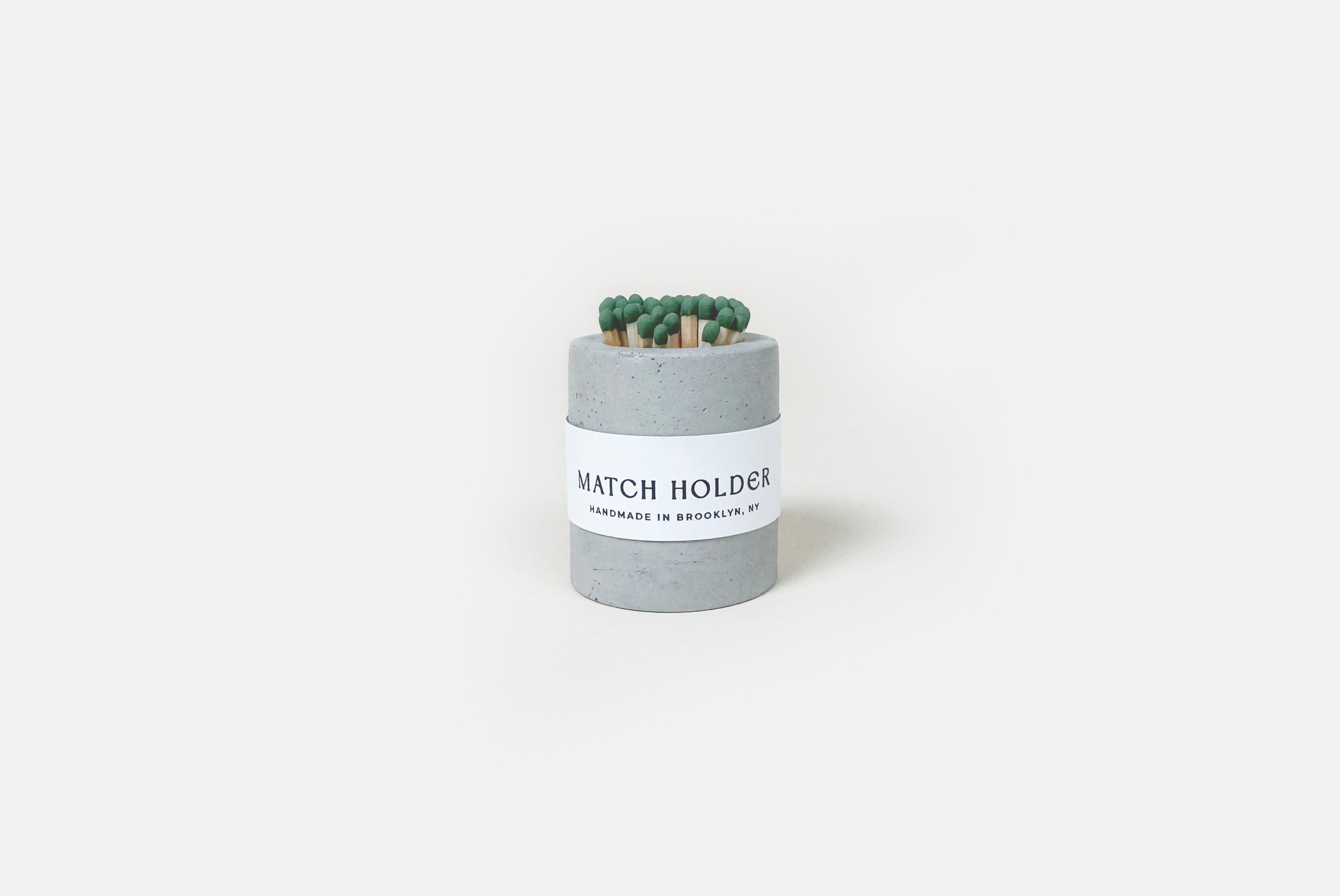 Concrete Match Holder