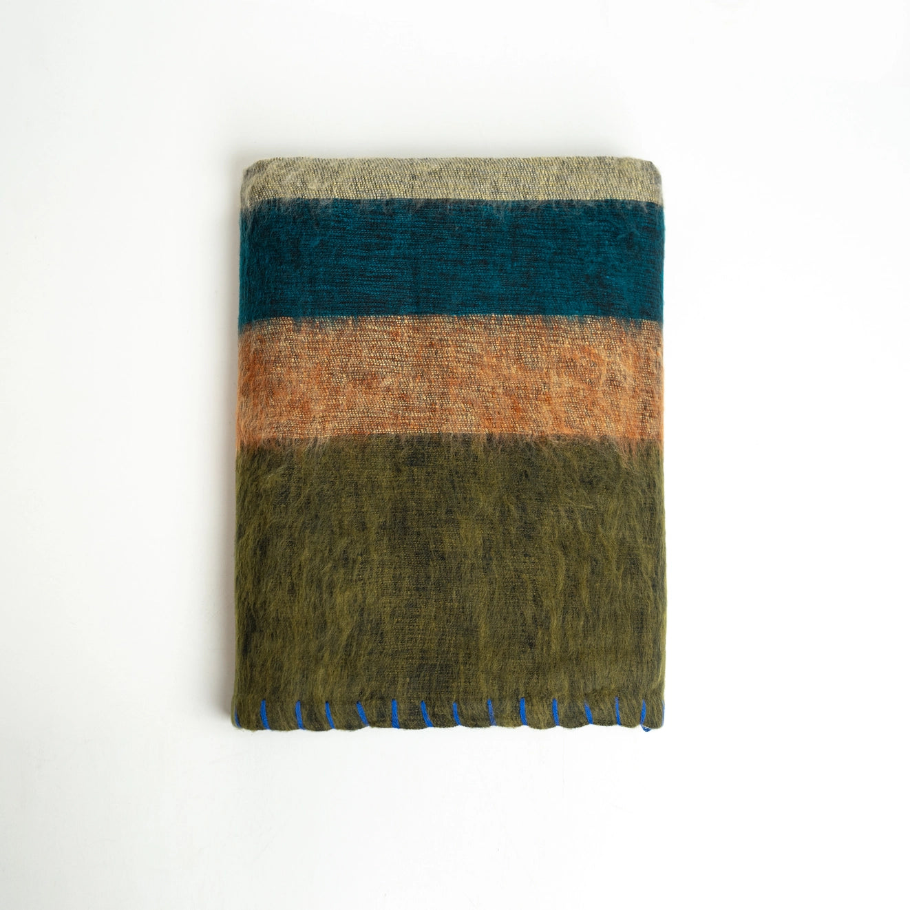 Yak Wool Striped Throw Blanket