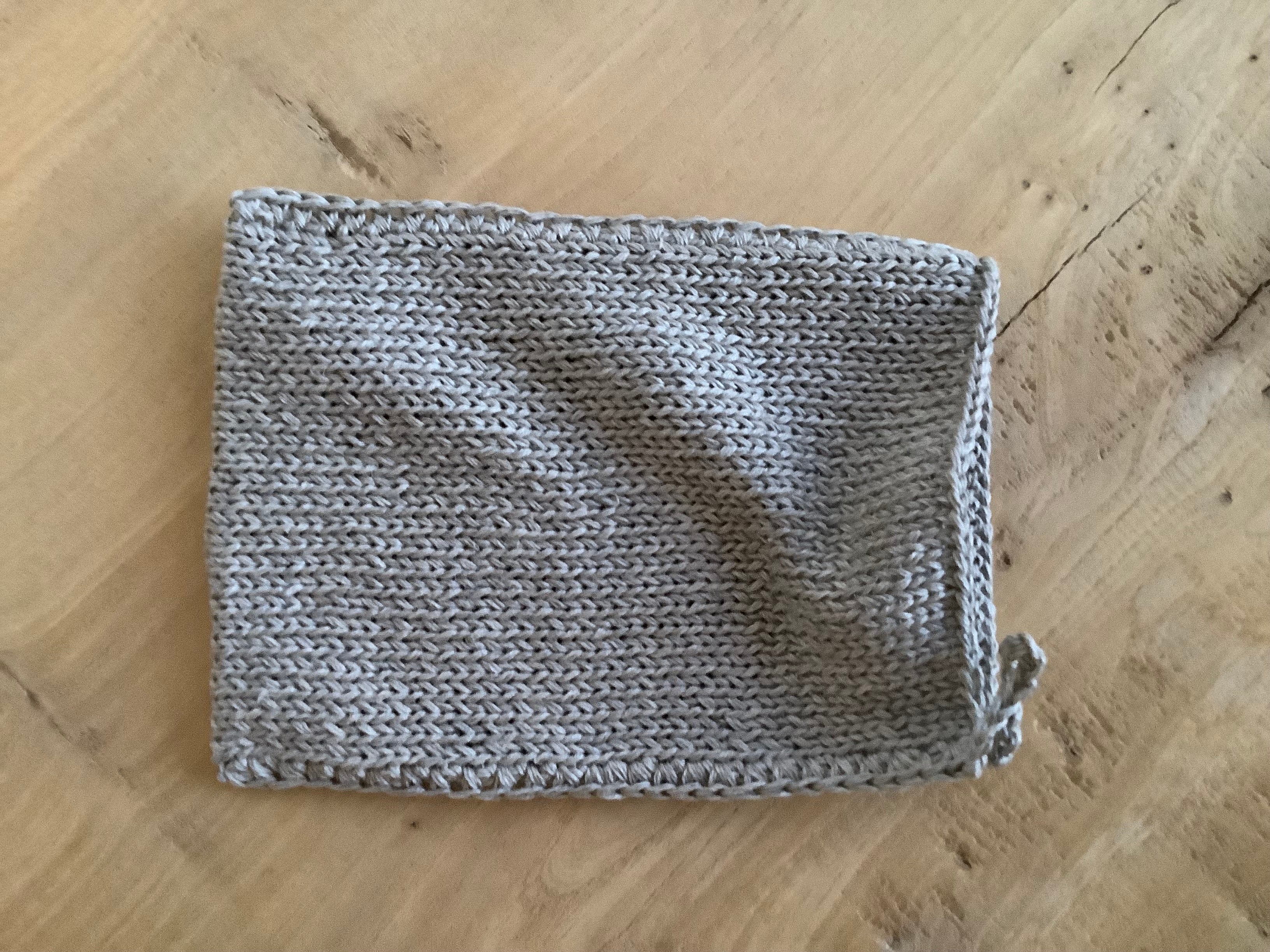 Linen Bath Mitten