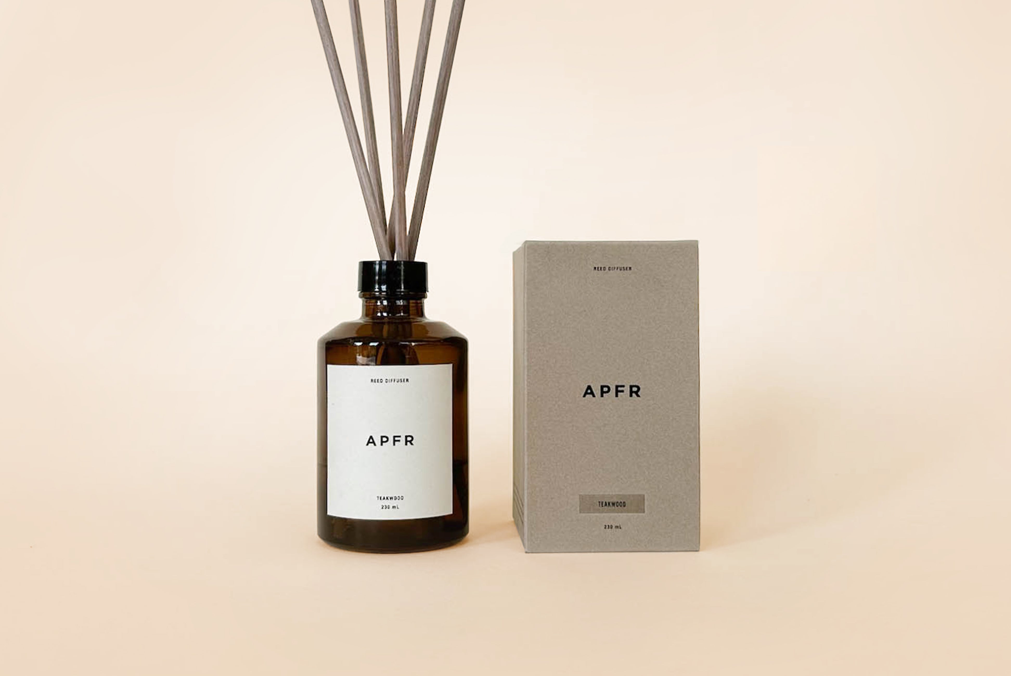 APFR Reed Diffuser shown with packaging | product detail
