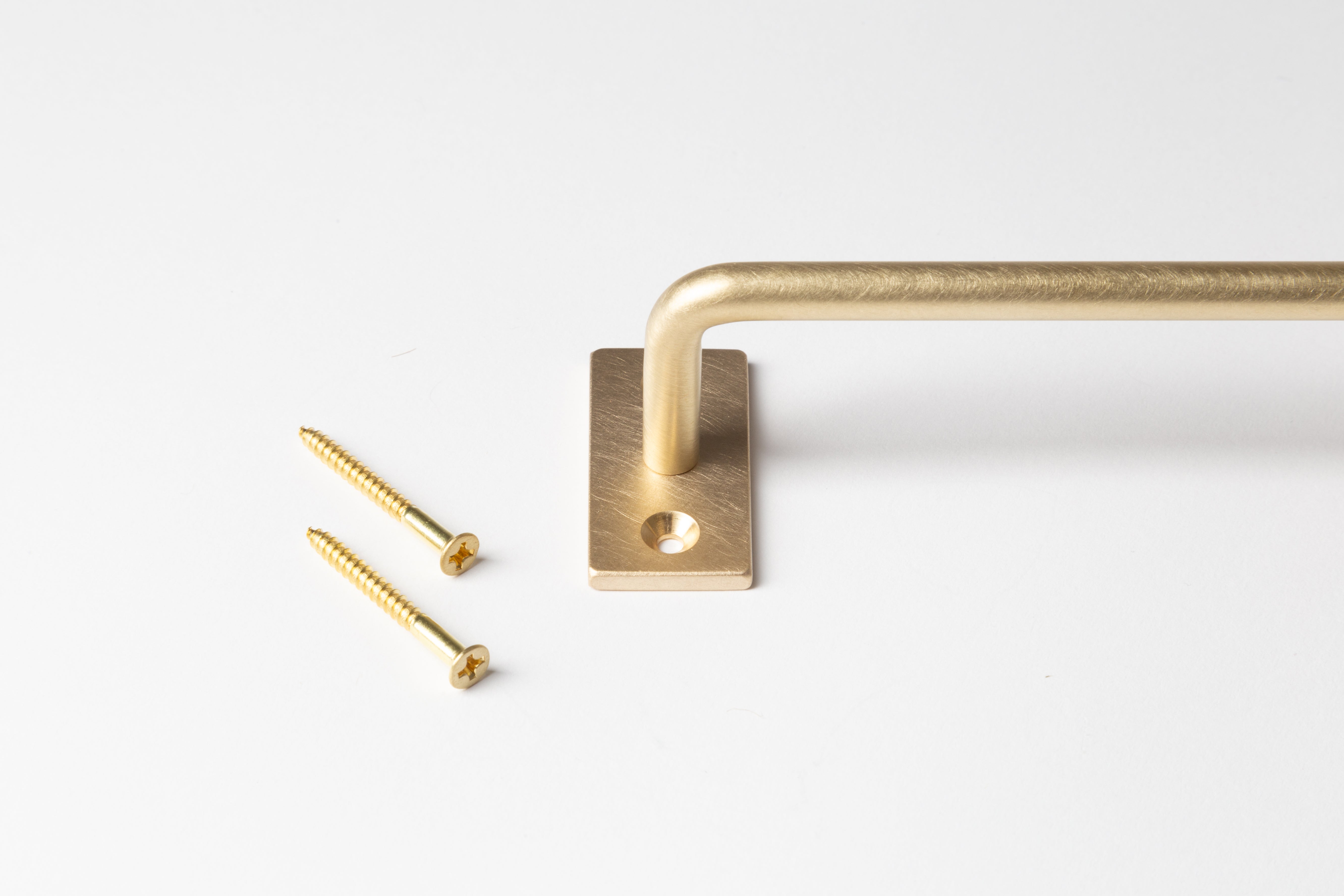 Japanese Brass Towel Bar by Chiba Metal Works & Design
