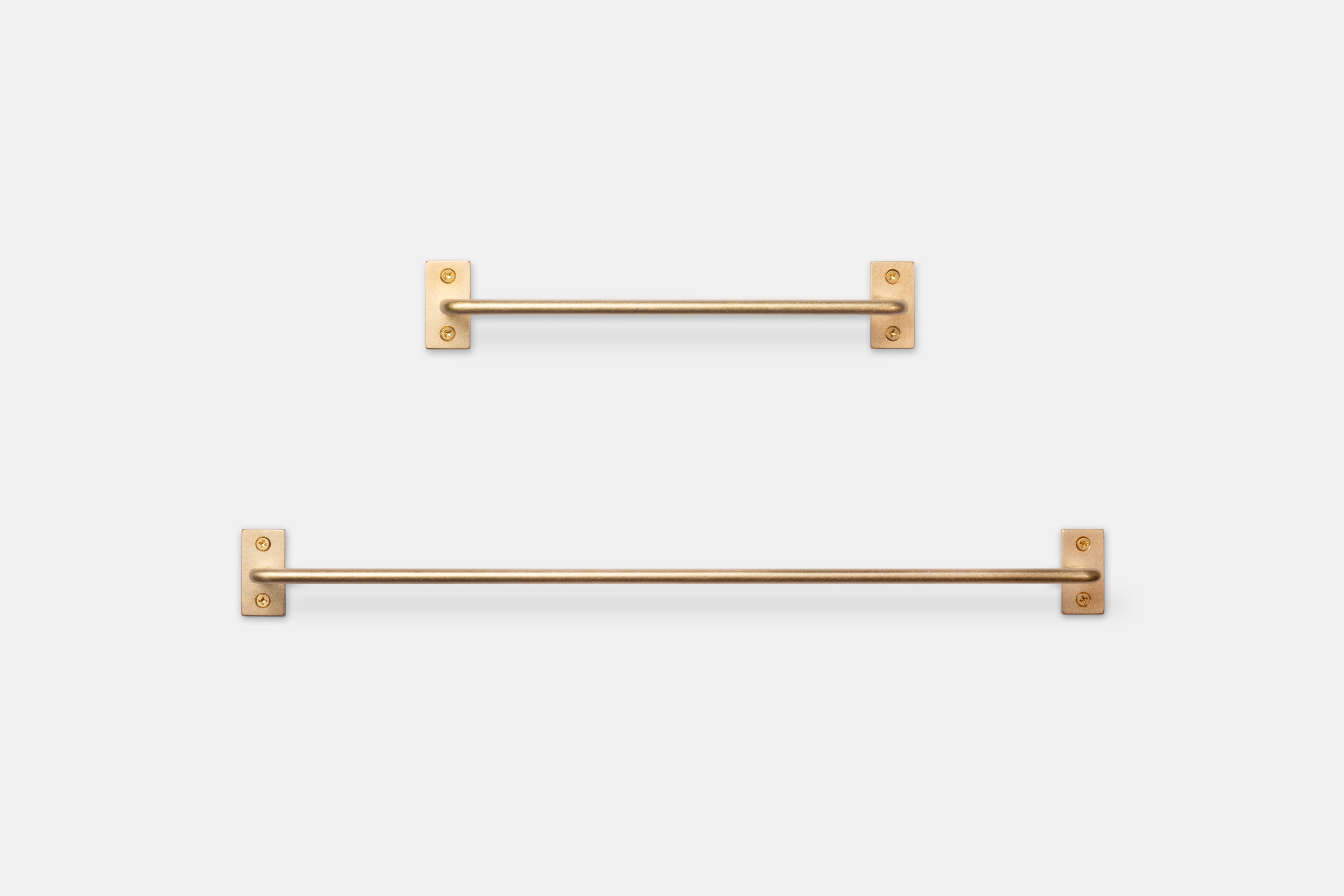 Japanese Brass Towel Bar by Chiba Metal Works & Design
