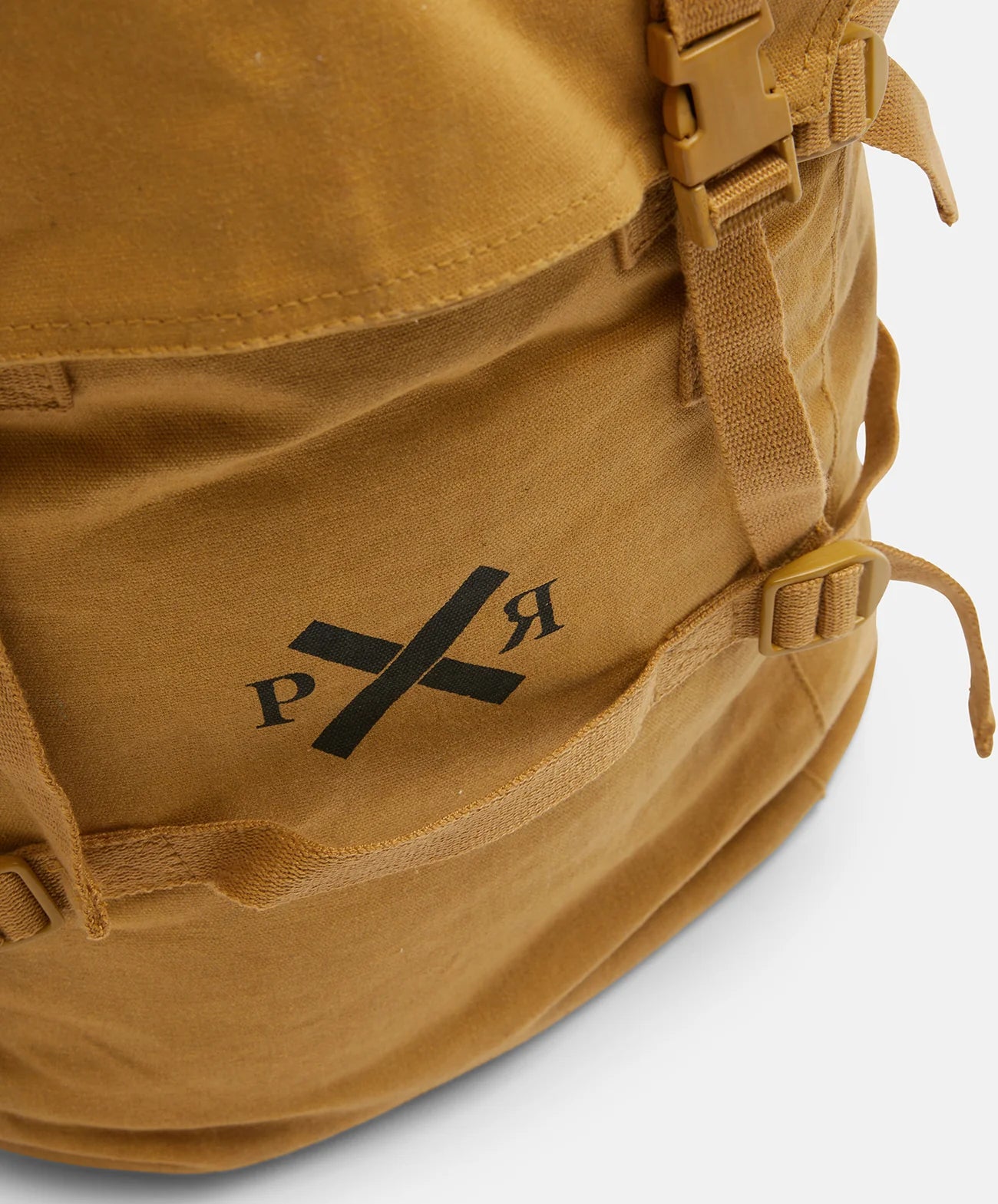 Slow Road Waxed Canvas Backpack with Cover by Pony Rider