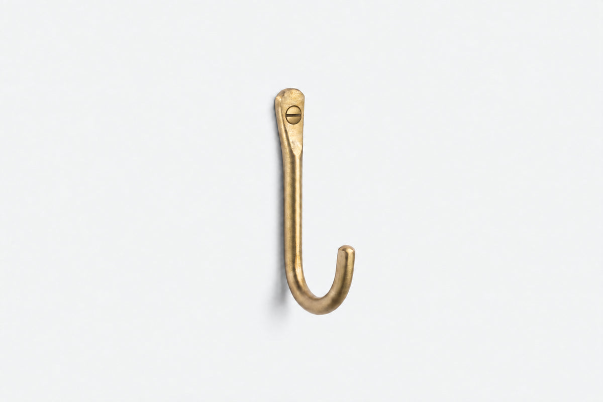 Fog Linen Brass Wall Single Hook