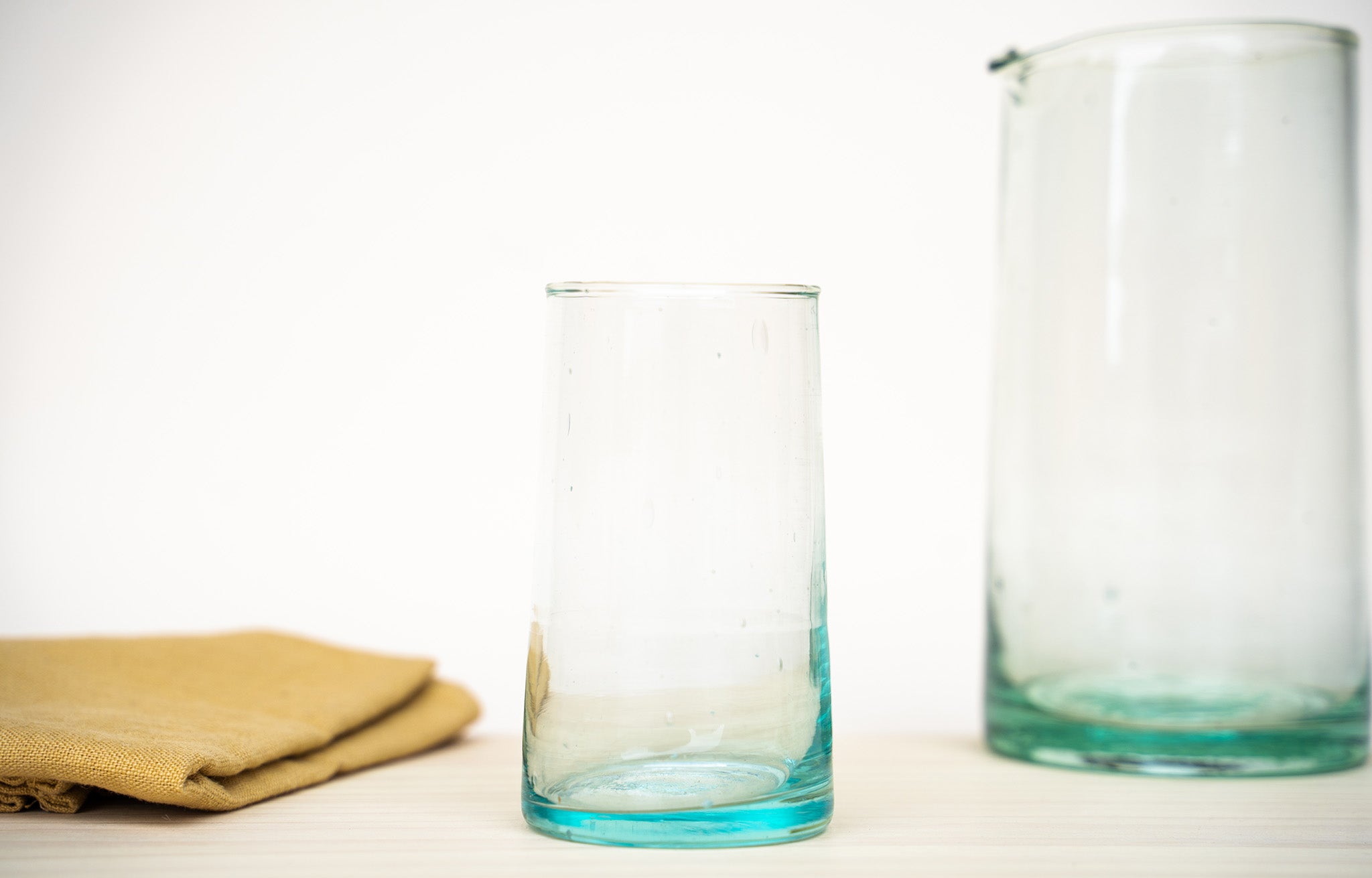 Moroccan Glassware Glass and Pitcher | lifestyle