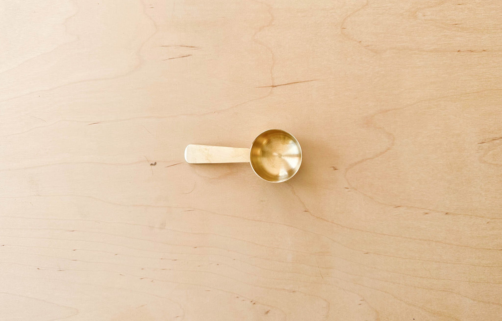 Brass Scoop view from top | lifestyle