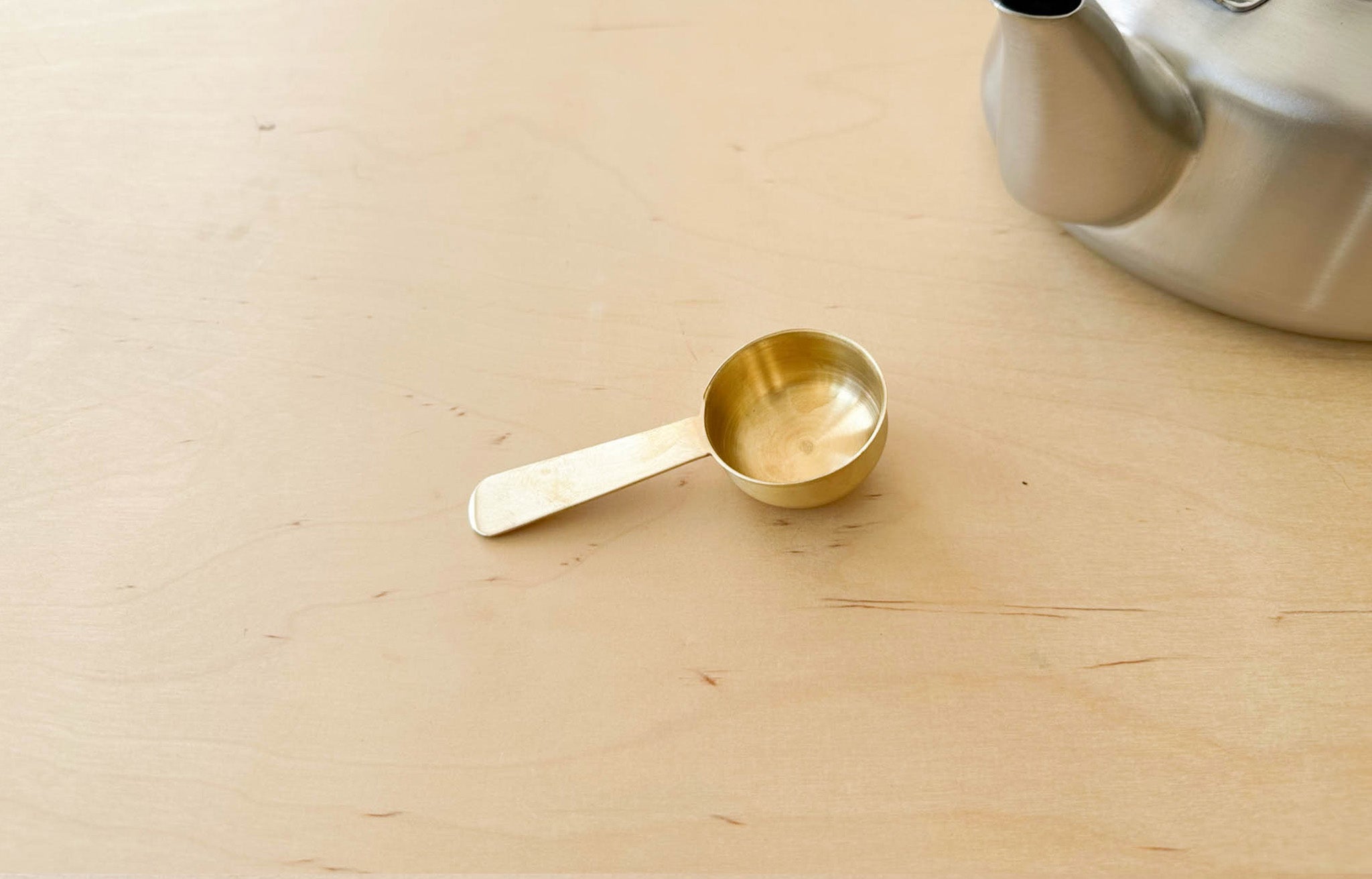 Brass Scoop with Japanese Stainless Steel Kettle | lifestyle