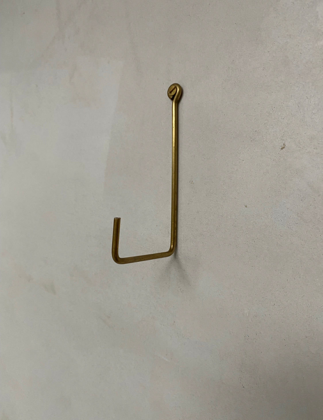 Fog Linen Brass Single Hook